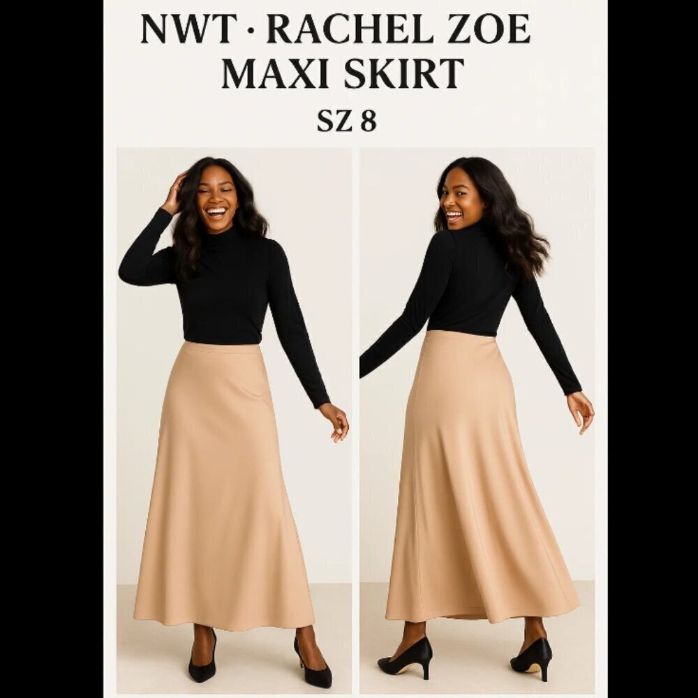 NWT Rachel Zoe Maxi Skirt, Sz. 8. - Picture 2 of 12
